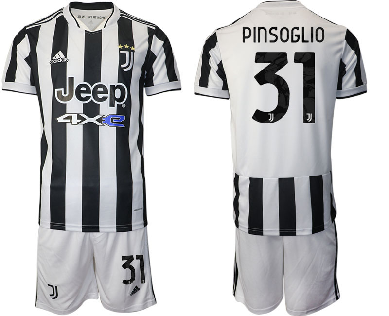 Men 2021-2022 Club Juventus home white #31 Adidas Soccer Jerseys